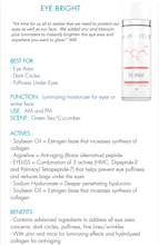 Load image into Gallery viewer, ANN WEBB Eye Bright Cream is a firming & hydrating cream with mica powder to give eyes a glow! Made in America-