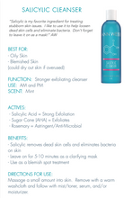 Load image into Gallery viewer, Salicylic Cleanser helps loosen dead skin cells and eliminate bacteria. Made in America