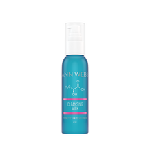 Load image into Gallery viewer, ANN WEBB Cleansing Milk is a thick, hydrating cleanser with lactic acid / AHA. The longer you leave it on, the more improvement you'll see Made in America - Whimsy Fit Workout Wear