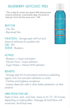 Load image into Gallery viewer, ANN WEBB Blueberry Gylcolic Peel is a Stronger peel with fruit and physical exfoliators- Whimsy Fit Workout Wear