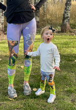 Load image into Gallery viewer, Whimsy Fit "Bubbles" Toddler & Girls Leggings - Whimsy Fit Workout Wear