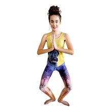 Load image into Gallery viewer, Crazy Abstract Print "Splash" Yoga Leggings - Whimsy Fit Workout Wear