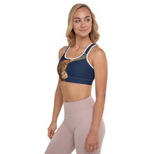 Load image into Gallery viewer, Longhorn "Horns" Padded Racerback Sports Bra - Whimsy Fit Workout Wear
