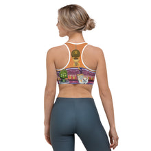 Load image into Gallery viewer, "Salon Dogs" Sports bra - Whimsy Fit Workout Wear