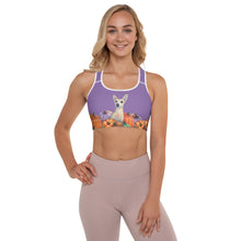 Load image into Gallery viewer, “Pumpkin” Padded Sports Bra - Whimsy Fit Workout Wear
