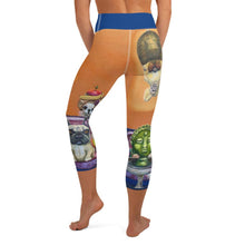 Load image into Gallery viewer, "Salon Dogs" Yoga Capri Leggings - Whimsy Fit