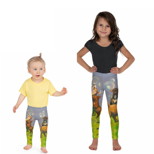 Whimsy Fit "Bubbles" Toddler & Girls Leggings - Whimsy Fit Workout Wear