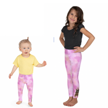 Load image into Gallery viewer, Whimsy Fit "Cotton Candy with Party Dog" Toddler Leggings
