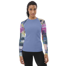 Load image into Gallery viewer, Women's Rash Guard Kris Kros Blue