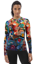 Load image into Gallery viewer, Whimsy Fit Womens Rash Guard with matching bikini.  Mix and match.
