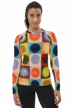 Load image into Gallery viewer, Whimsy Fit Womens Rash Guard with matching bikini. Mix and match.