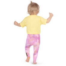 Load image into Gallery viewer, Whimsy Fit "Cotton Candy with Party Dog" Toddler Leggings