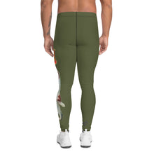 Load image into Gallery viewer, Whimsy Fit Men's "Dexter" Leggings in "In the Army Green"