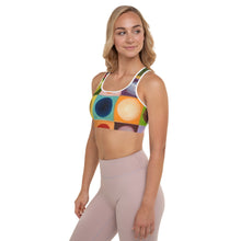 Load image into Gallery viewer, Whimsy Fit "Circles" Padded Sports Bra - Whimsy Fit Workout Wear