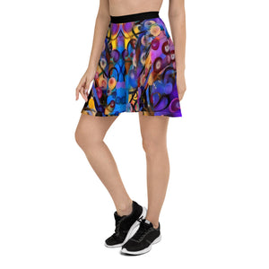 Whimsy Fit "Breeze Bright" Skater Skirt - Whimsy Fit Workout Wear
