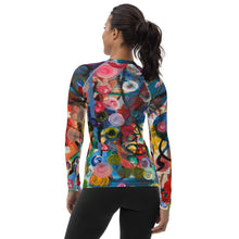 Load image into Gallery viewer, Whimsy Fit Women's Black Rash Guard "Breeze" lighter