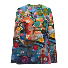 Load image into Gallery viewer, Whimsy Fit Women's Black Rash Guard "Breeze" darker