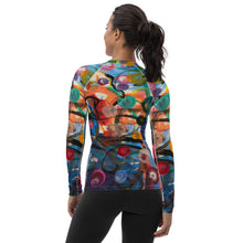 Load image into Gallery viewer, Whimsy Fit Women's Black Rash Guard "Breeze" darker