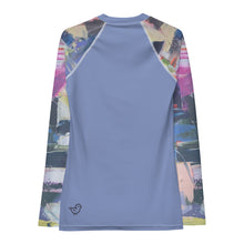 Load image into Gallery viewer, Women's Rash Guard Kris Kros Blue