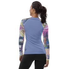Load image into Gallery viewer, Women's Rash Guard Kris Kros Blue