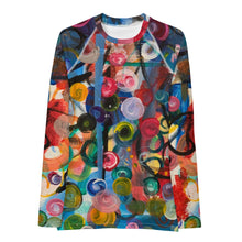 Load image into Gallery viewer, Whimsy Fit Women's Black Rash Guard "Breeze" lighter