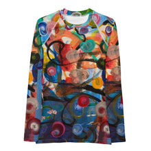 Load image into Gallery viewer, Whimsy Fit Women's Black Rash Guard "Breeze" darker