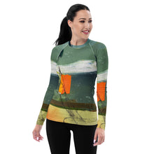 Load image into Gallery viewer, Whimsy Fit Rash Guard "Sink or Swim"