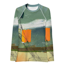 Load image into Gallery viewer, Womens Abstract Print Rash Guard Whimsy Fit “Sink or Swim"