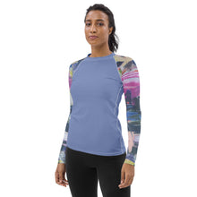 Load image into Gallery viewer, Women's Rash Guard Kris Kros Blue