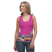 Load image into Gallery viewer, Whimsy Fit "Salon Dogs" Tank Top - Whimsy Fit Workout Wear