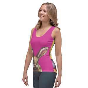 Whimsy Fit "Bunny" Tank Top with "Circles" on back - Whimsy Fit Workout Wear