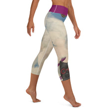 Load image into Gallery viewer, "Can I Come In?" Yoga Capri Leggings - Whimsy Fit Workout Wear