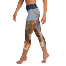 Load image into Gallery viewer, "Horns 2" Yoga Capri Leggings - Whimsy Fit Workout Wear