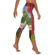 Load image into Gallery viewer, "Waiting for Mom" Yoga Capri Leggings - Whimsy Fit Workout Wear