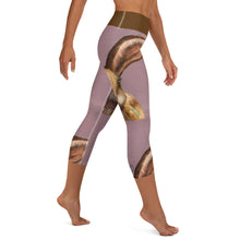 Load image into Gallery viewer, Whimsy Fit "Bunny" Lavender Yoga Capri Leggings