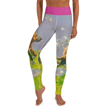 Load image into Gallery viewer, "Bubbles" Yoga Leggings with Staffordshire Bull Terriers - Whimsy Fit Workout Wear