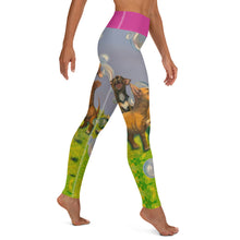 Load image into Gallery viewer, "Bubbles" Yoga Leggings with Staffordshire Bull Terriers - Whimsy Fit Workout Wear
