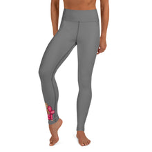 Load image into Gallery viewer, "Mutts in Chairs" Grey Yoga Leggings - Whimsy Fit Workout Wear