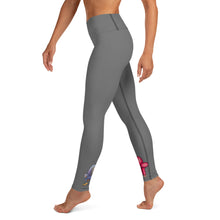 Load image into Gallery viewer, "Mutts in Chairs" Grey Yoga Leggings - Whimsy Fit Workout Wear