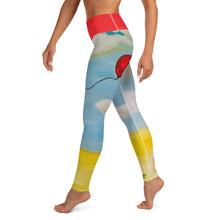 Load image into Gallery viewer, Corgi on Leggings &quot;Red Balloon&quot; Yoga Leggings - Whimsy Fit Workout Wear
