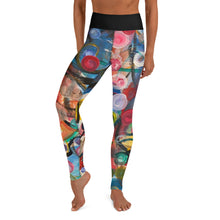 Load image into Gallery viewer, "Breeze" Abstract Print Yoga Leggings - Whimsy Fit Workout Wear