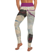Load image into Gallery viewer, “Can I Come In” Yoga leggings Whimsy Fit Dog Print Leggings Matching Mother Daughter