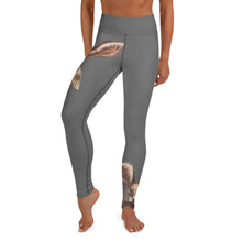 Load image into Gallery viewer, Whimsy Fit Grey Bunny Yoga Leggings