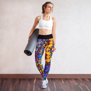 "Breeze Bright" Yoga Leggings - Whimsy Fit Workout Wear