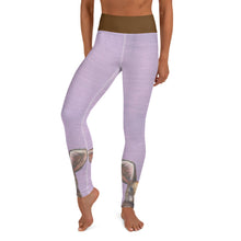 Load image into Gallery viewer, Purple Bunny Ankle Yoga &amp; Workout Leggings by Whimsy Fit Workout Wear
