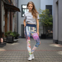 Load image into Gallery viewer, "Kris Kross" Abstract Yoga Leggings - Whimsy Fit Workout Wear
