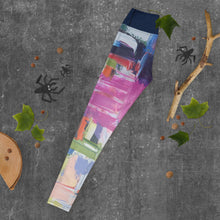 Load image into Gallery viewer, "Kris Kross" Abstract Yoga Leggings - Whimsy Fit Workout Wear