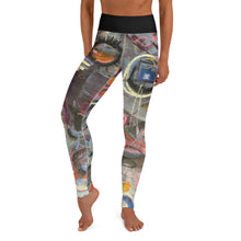 Load image into Gallery viewer, Womens Abstract Print Yoga Leggings Whimsy FIt “Crazy Town” Mother Daughter Matching Indoor studio stretch