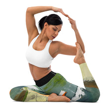 Load image into Gallery viewer, Women's Abstract Print Yoga Leggings “Sink of Swim” Whimsy Fit - Matching Mother Daughter