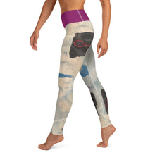Load image into Gallery viewer, “Can I Come In” Yoga leggings Whimsy Fit Dog Print Leggings Matching Mother Daughter